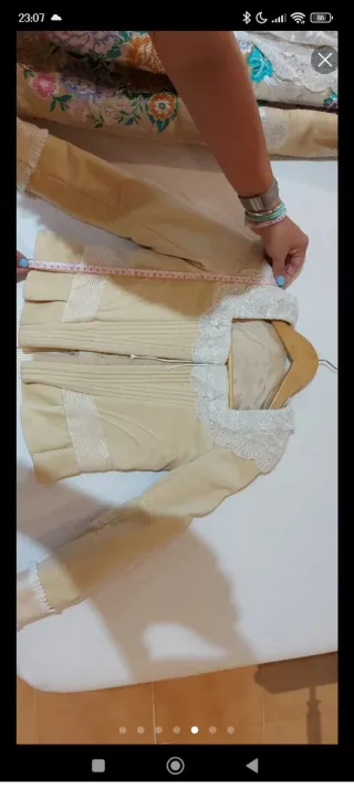 Traje de Fallera 8/11 años + Can Can 75+ corpiño