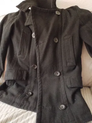 Abrigo JVZ Hombre Talla S Negro