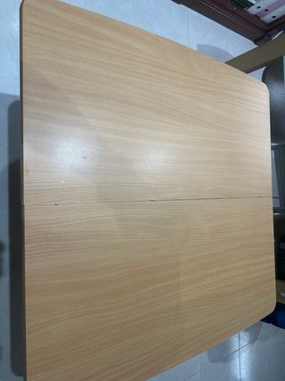 Mesa de madera maciza extensible