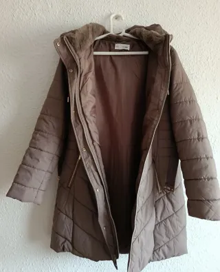 Chaquetón mujer marrón