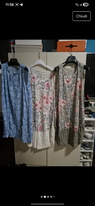 3 Abiti donna taglia unica