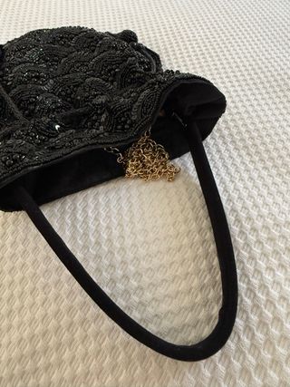 Bolso de lentejuelas negro