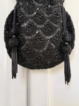 Bolso de lentejuelas negro