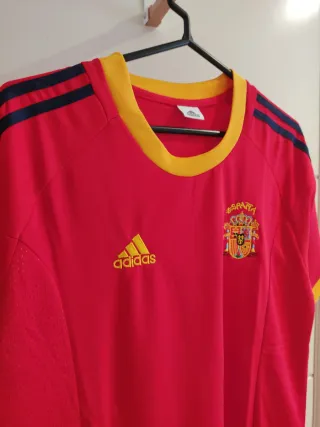 Camiseta Fútbol España Adidas Retro Talla M