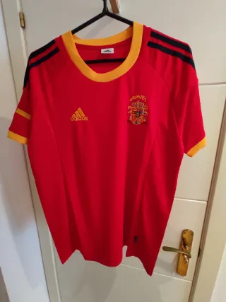 Camiseta Fútbol España Adidas Retro Talla M