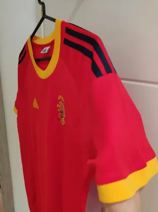 Camiseta Fútbol España Adidas Retro Talla M