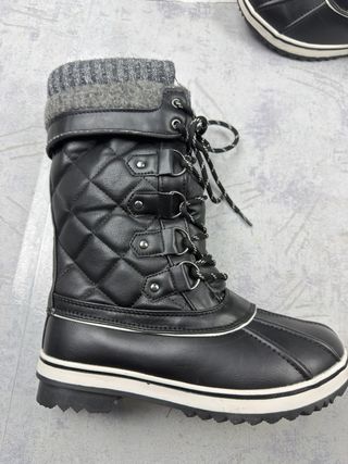 Stivali da neve neri donna n. 38