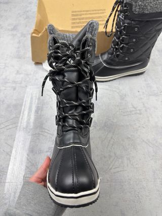 Stivali da neve neri donna n. 38