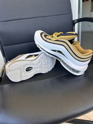 Scarpe Nike Air Max 97 Oro Bianco