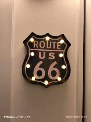 Quadro Route 66 Metallo