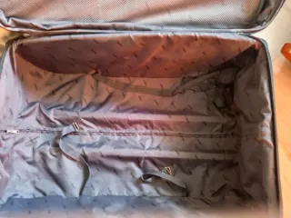 Maleta Dustin verde con ruedas