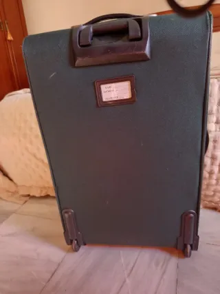 Maleta Dustin verde con ruedas