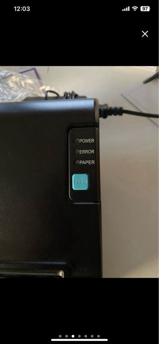 Impresora de tickets Sewoo Negra