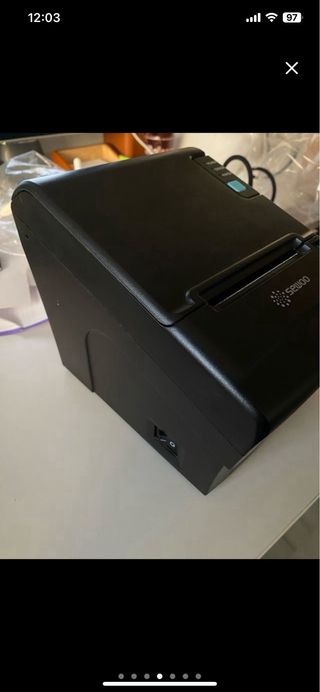 Impresora de tickets Sewoo Negra