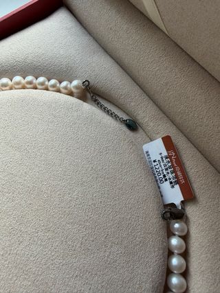 Collar di perle in argento per donna