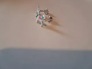 Pendientes de plata para bebé, nuevos