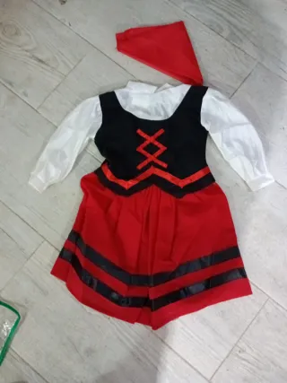 Disfraz Pastora Atosa 6-12 meses, da mucha talla