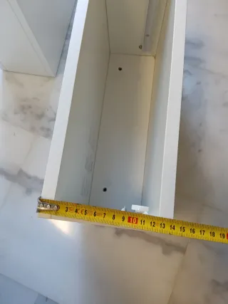 Mesitas de noche flotantes plateadas