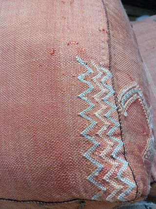 4 Cojínes Gigantes Seda Vegetal Marruecos 60x60x25