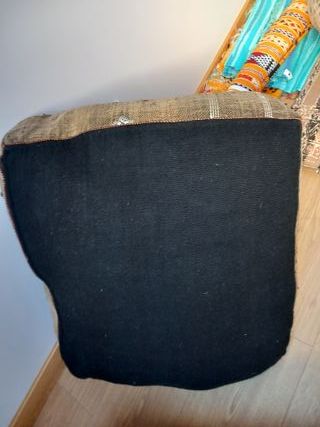 4 Cojínes Gigantes Seda Vegetal Marruecos 60x60x25