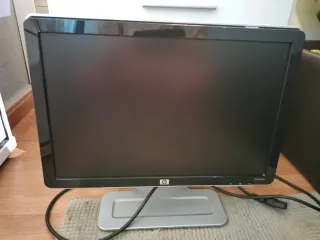 Monitor HP Negro/Plateado