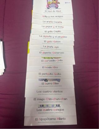 Lote de cuentos: El tren de las palabras, 3 años