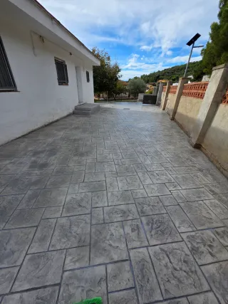 Pavimento impreso hormigón