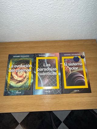 Libros National Geographic nuevos.