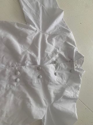 Casaca tamborrero blanca