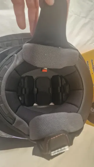 Casco Moto Jet Talla S Negro Mate. Nunca usado