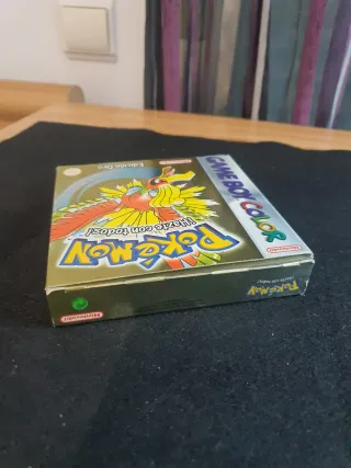 Pokemon Oro Game Boy Color Caja y Cartucho
