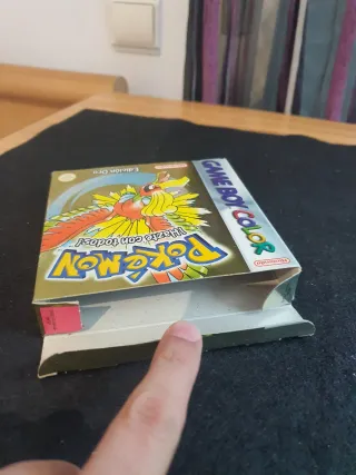 Pokemon Oro Game Boy Color Caja y Cartucho