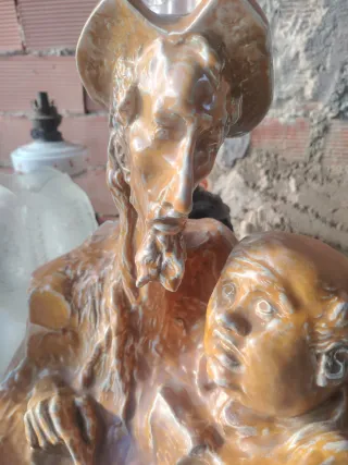 Escultura Don Quijote y Sancho Lladró