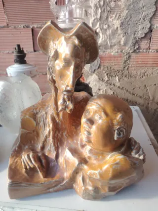 Escultura Don Quijote y Sancho Lladró
