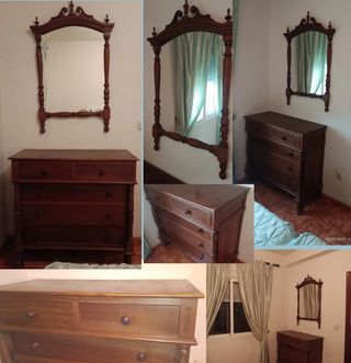 Habitación completa madera rústica