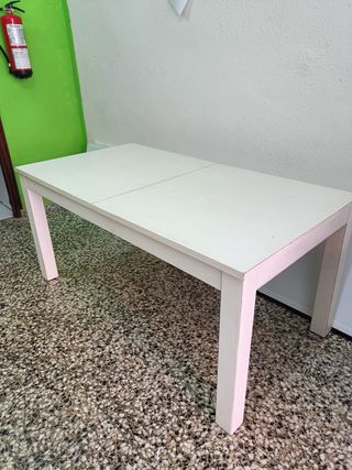 Mesa de comedor plegable de madera