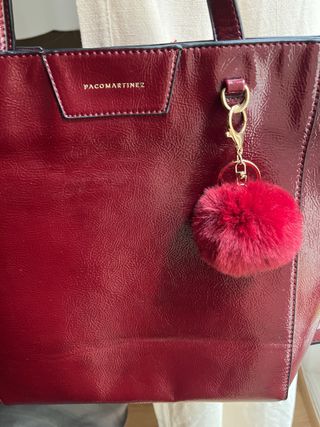 Bolso charol granate Paco Martinez