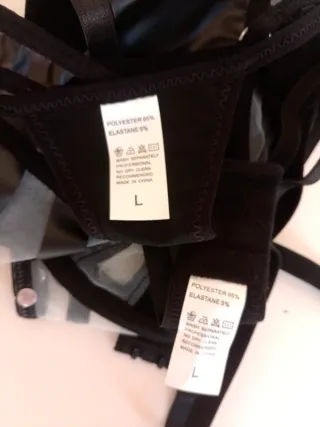 PROMO Conjunto Lencería Sexy Negro Talla L