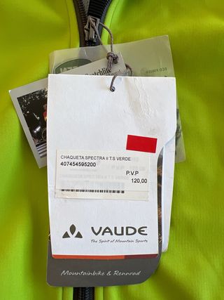 Chaqueta ciclismo Vaude Talla S