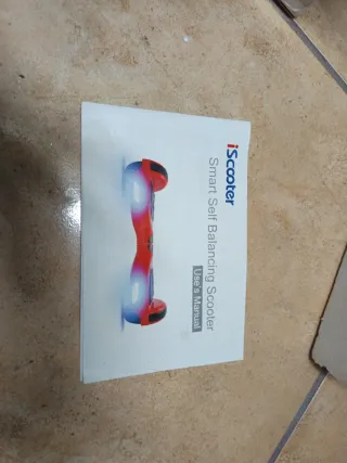 Patinete Eléctrico Azul Brillante