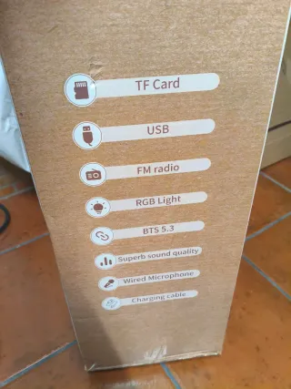 Altavoz Inalámbrico Unico BS2190 con Micrófono