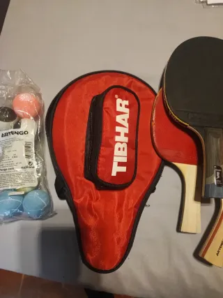 3 Palas Ping Pong y Pelotas