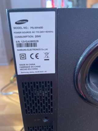 Barra de Sonido Samsung Negra