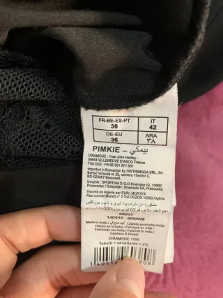 Mono negro encaje mujer