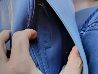 Borsa Liu Jo blu e grigia