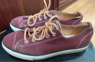 Converse Zapatillas Bajas Rojo/Beige