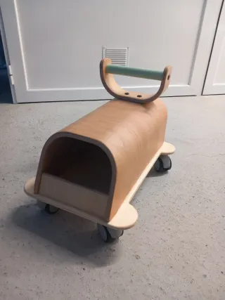 Correpasillos madera con cara de animal