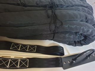 Cuerda de Batalla Negra con Accesorios