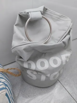 3 topes de puerta de tela