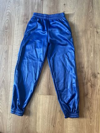 Pantalón Chándal Azul Brillante Talla 12 años